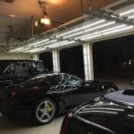Double Track Garage Door Lighting System