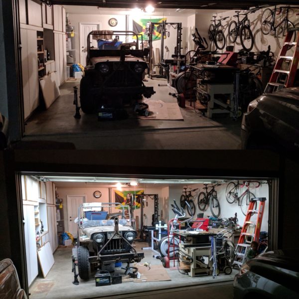 Garage Door Before and After